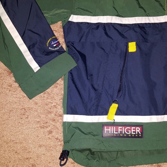 RARE Vintage Tommy Hilfiger Windbreaker Pull Over - Picture 2 of 8